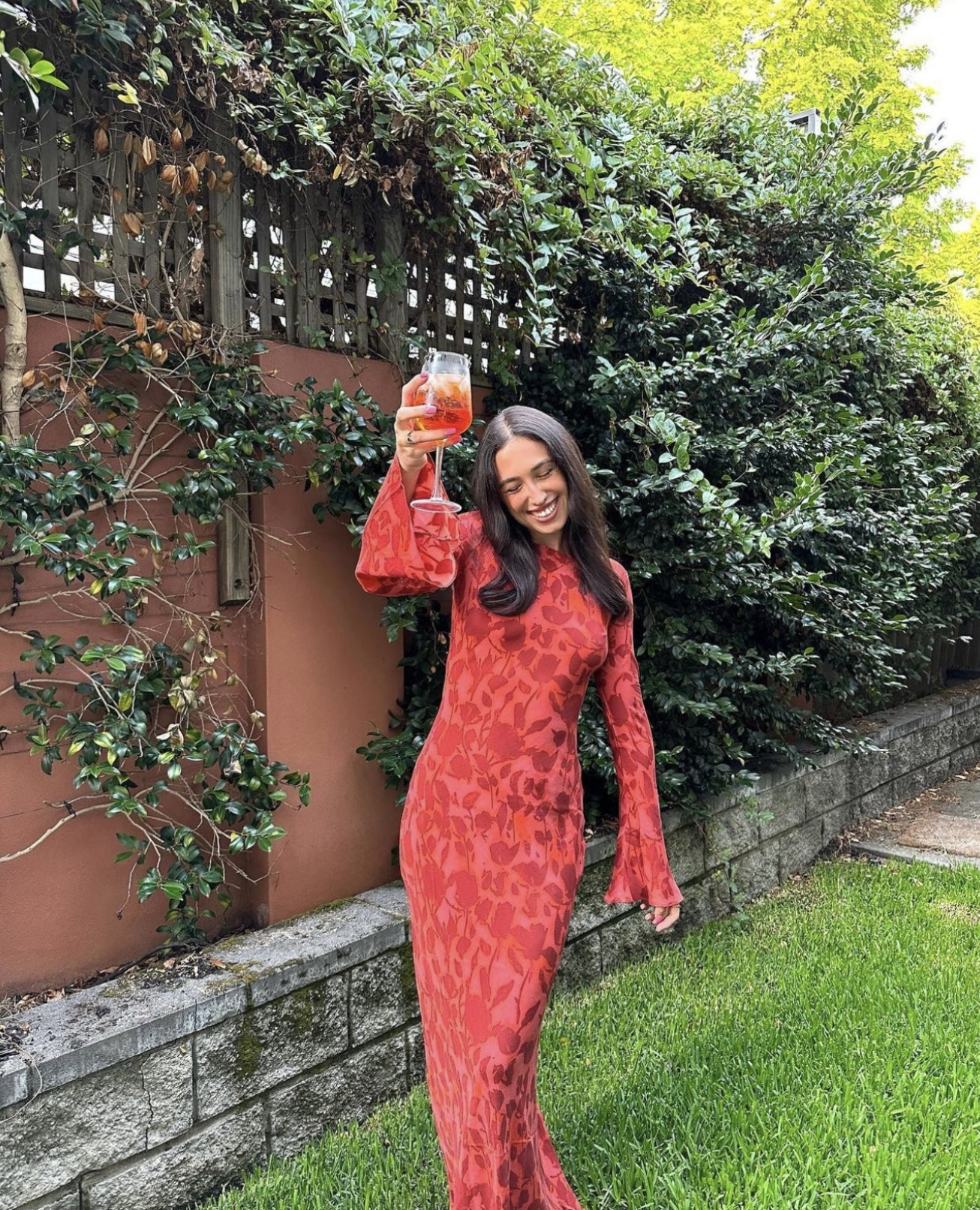 Realisation Par Gia Maxi Dress | Havana Red Size S
