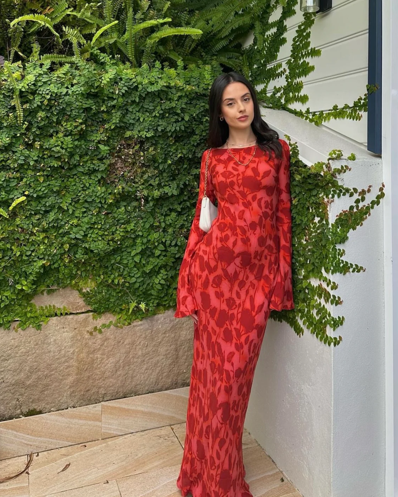 Realisation Par Gia Maxi Dress | Havana Red Size S
