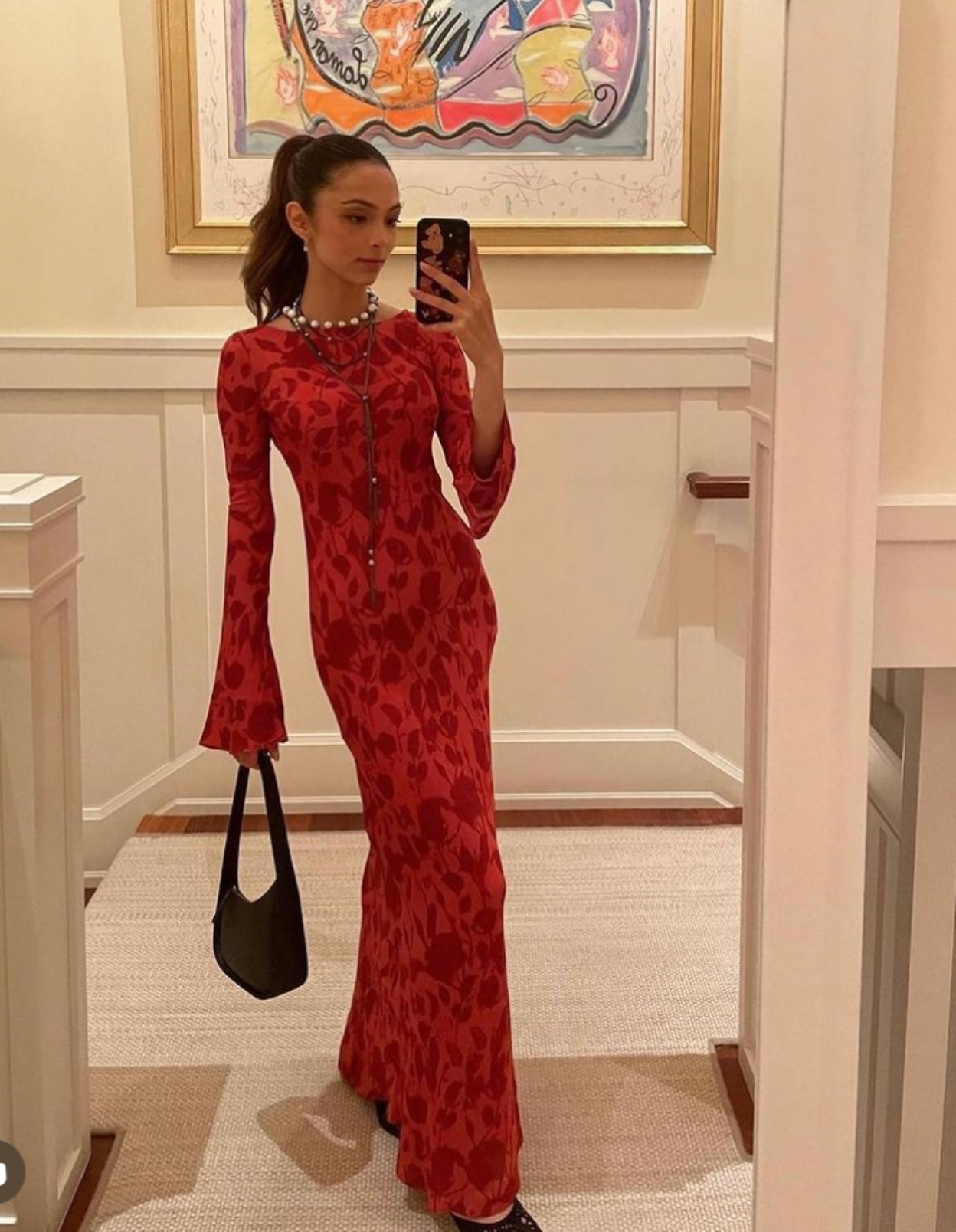 Realisation Par Gia Maxi Dress | Havana Red Size S