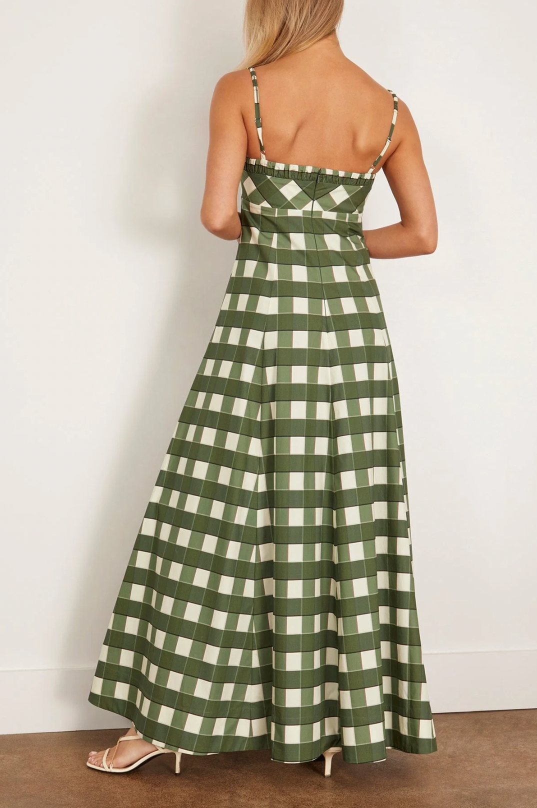 Clea Theron Maxi Dress | Lucca Check Size XS