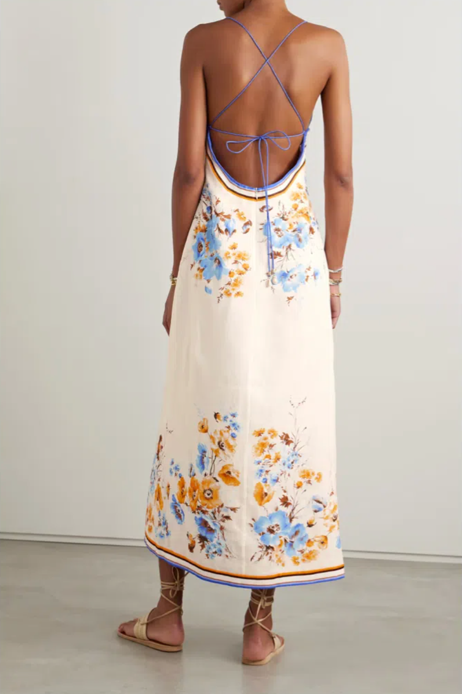 Zimmermann Halcyon Maxi Dress | White Floral Size 0